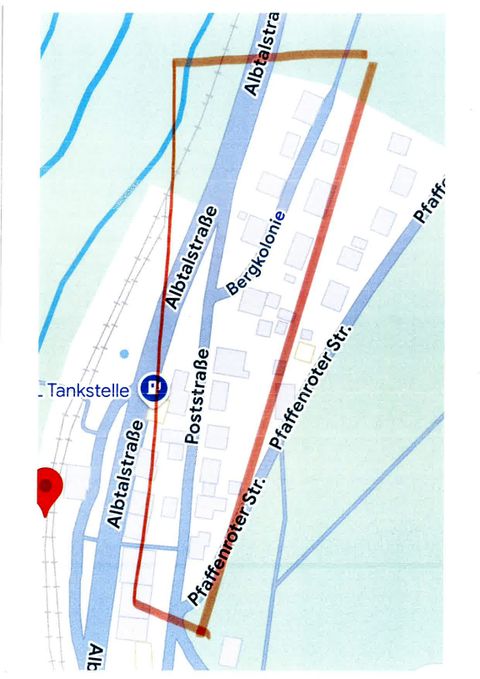 Sperrung Poststraße und Bergkolonie