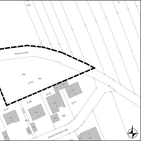 Bebauungsplan Höhenstraße Ost